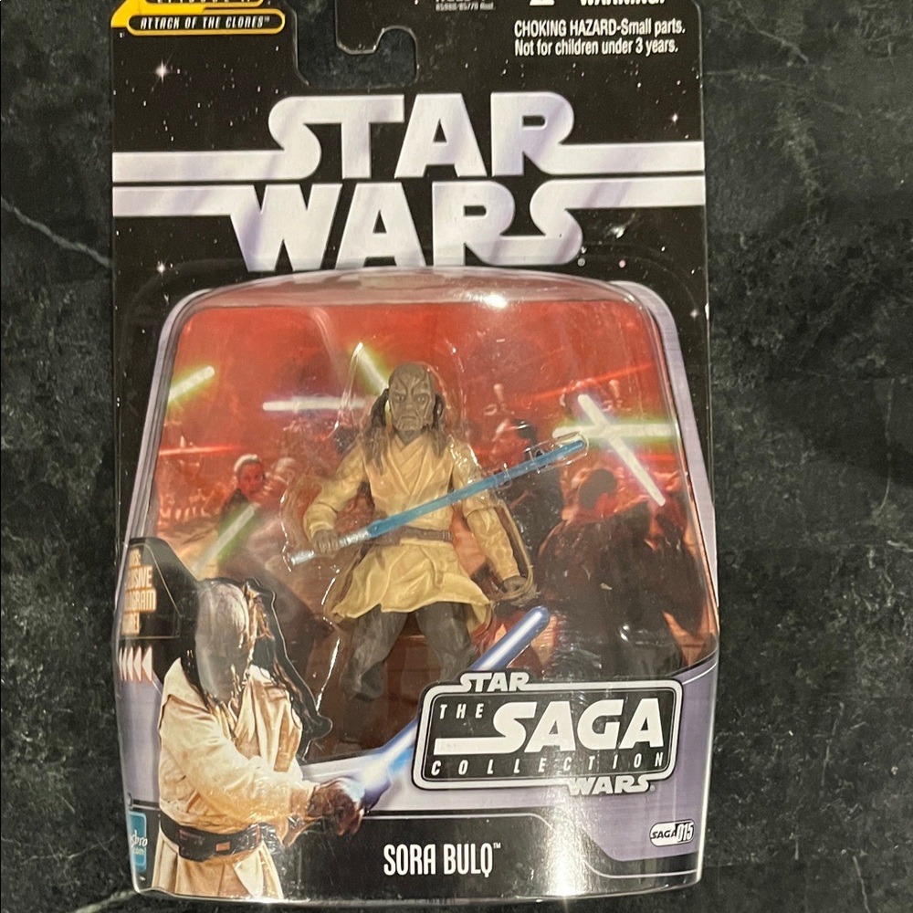 Star Wars Saga Collection Sora Bulq Figure - Tan and Blue